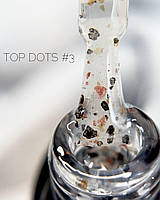 Топ для гель лака без липкого слоя Crooz Top Dots №3 8мл