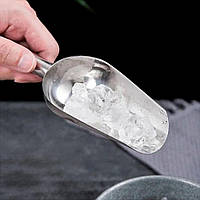 Совок для сипучих продуктів з нержавіючої сталі, 21см