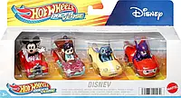 Набір машинок 4 шт. Hot Wheels RacerVerse Disney Герої Діснея (HKD31) Stitch Mickey Mouse