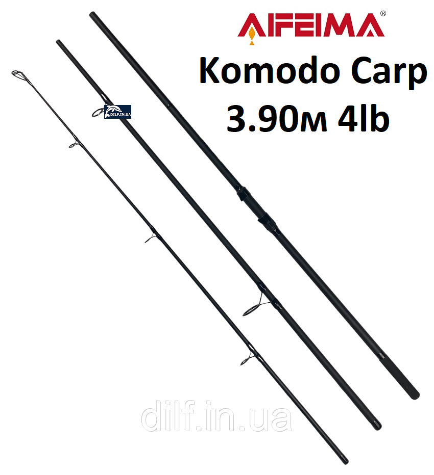 Коропове вудилище Feima Komodo Carp 3.90м 4lb (кільце 50мм) штекерне, 3 секції