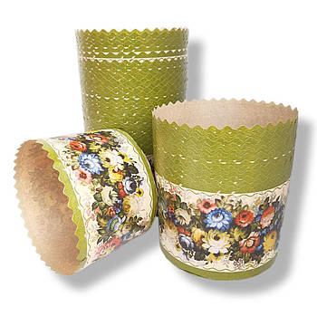 Форми паперові для випічки паски Жостово розмір 110*85