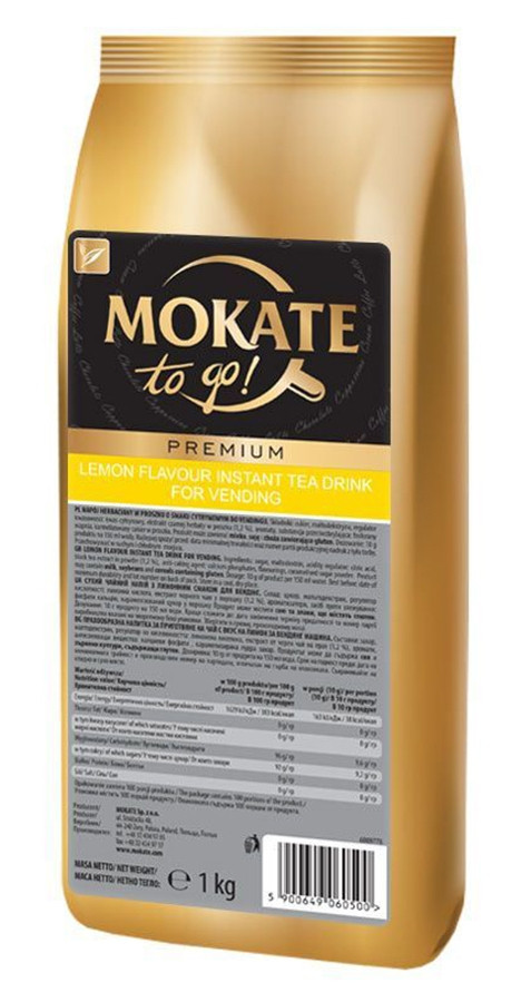 Розчинний чай Mokate Лимон (Mokate Lemon Tea), 1кг Польща
