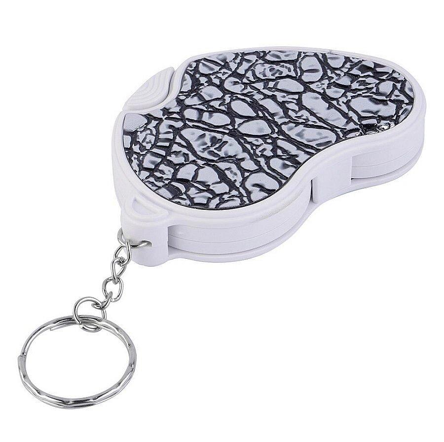 Лупа 20 кратна складна кишенькова з підсвічуванням 6901c