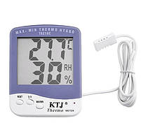 Цифровий термометр гігрометр Ta218c з виносним датчиком