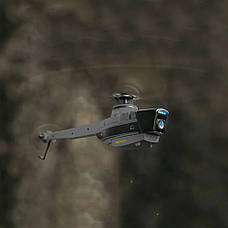 Радіокерований міні дрон із камерою C128 Sentry WAV. Чотирьохпозиційний одногвинтовий гвинтокрил, фото 3