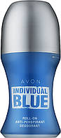 Шариковый мужской дезодорант-антиперспирант Avon Individual Blue 50 мл