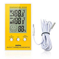 Гигрометр термометр Dc105 с выносным датчиком температуры