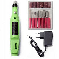 Фрезер для манікюру та нарощування нігтів green, 20000 оборотів