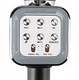 Бездротовий мікрофон караоке з динаміком 1818, black, фото 4