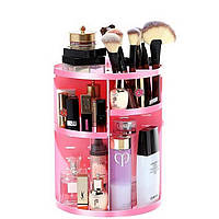 Вращающийся органайзер для косметики Rotation Cosmetic Organizer, pink