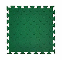 Промышленное модульное покрытие ПВХ МОНЕТА, зеленый, 1 шт., 345*345*7 мм, модульная плитка ПВХ, пазл