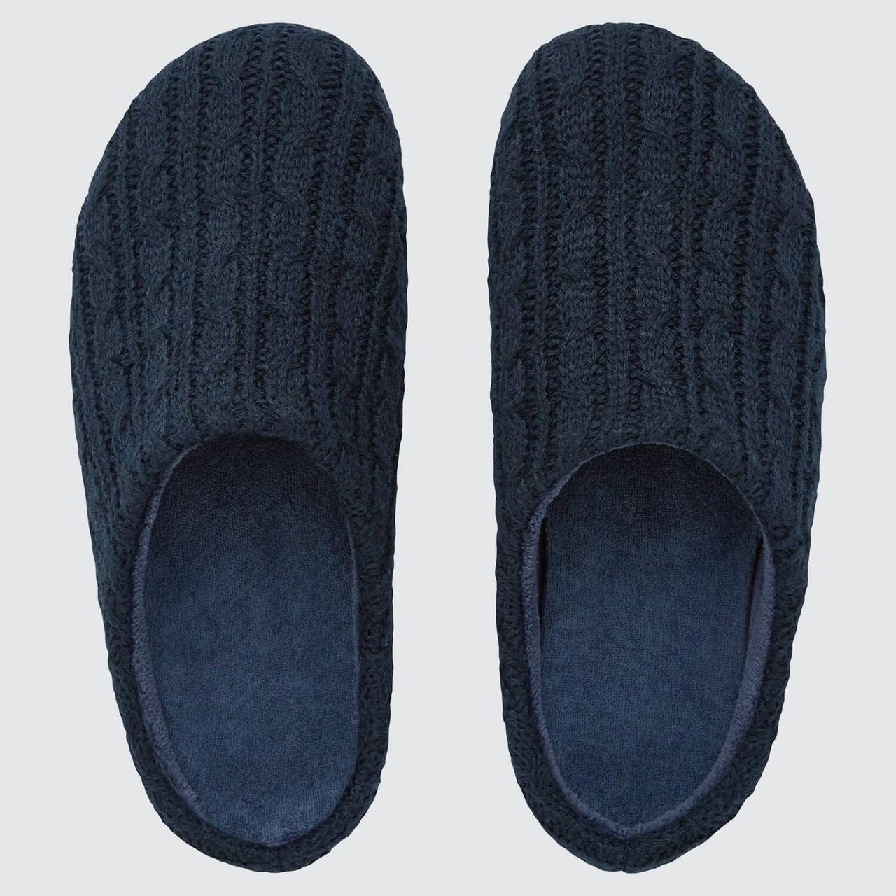 В'язані капці для дому UNIQLO 1159797230 (Синій, 39-40)