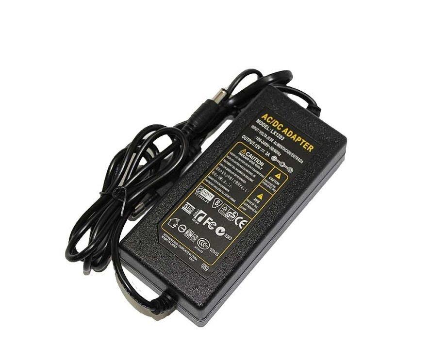 Зарядний (адаптер) Блок живлення 12V, 3A (5*2.5mm), фото 1