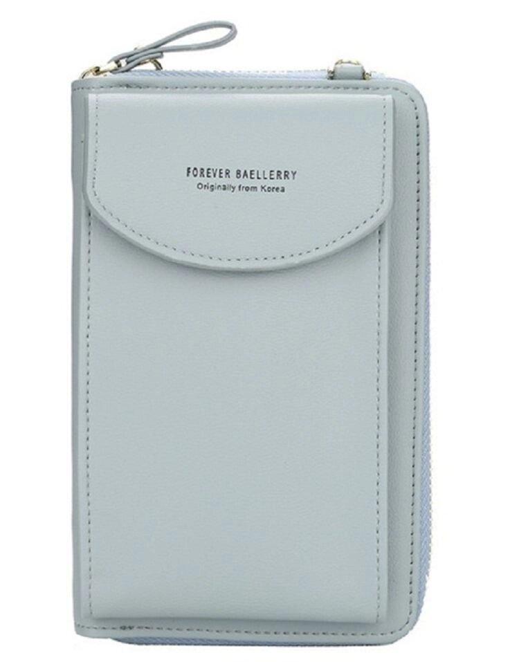 Жіночий гаманець Baellerry N8591, grey blue, фото 1