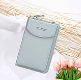 Жіночий гаманець Baellerry N8591, grey blue, фото 2