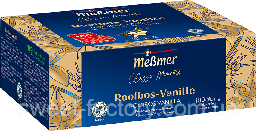Чай Messmer Classic Moments Rooibos Vanille 100s 200g