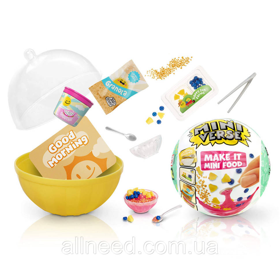 Ігровий набір для творчості "Створи кафе" Miniverse 505396 серії "Mini Food 3", фото 1