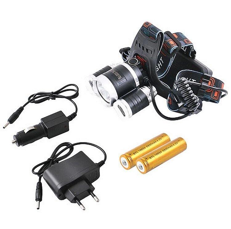 Налобний акумуляторний ліхтар Police Bl-6633-t6