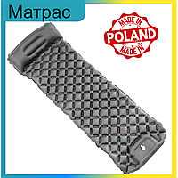 Матрас надувной для кемпинга одноместный  Bass Polska BH 41965 190 х 58 см (Надувные матрасы для сна)