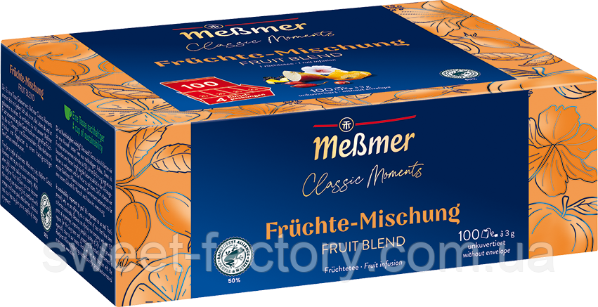 Чай Messmer Classic Moments Fruchte Mischung 100s 200g, фото 1