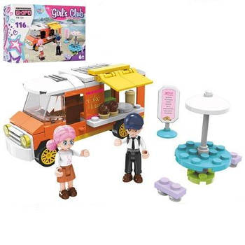 Конструктор машинка-кафе KB124 G-Rich