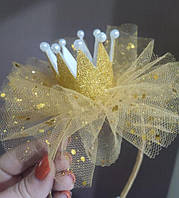 Короні: обручі, пов'язки, шпильки, гумки, значки