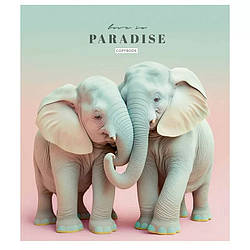 Зошит загальний "Love in paradise" Школярик 036-3256L-1 у лінію, 36 аркушів, World-of-Toys