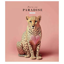 Зошит загальний "Love in paradise" Школярик 036-3256L-2 у лінію, 36 аркушів, World-of-Toys