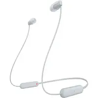 Bluetooth-гарнітура Sony WI-C100 (WIC100W.CE7) White навушники з мікрофоном