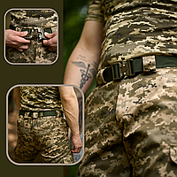 Тактический солдатский поясной ремень tast для зсу, мужской нейлоновый пояс военных Бежевый GHR