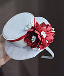 Капелюшок Шляпка Капелюх обруч пов'язочка 390 грн, колір на вибір, фото 2