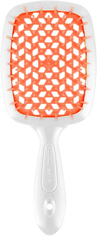 Щітка Superbrush біла з помаранчевим Janeke