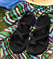 Женские плетеные сандали римские босоножки веревочные