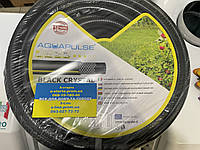 Шланг для полива Aqua Pulse "Black Crystal" 5/8" (15 мм) бухта 30 метров. ПРЕМИУМ