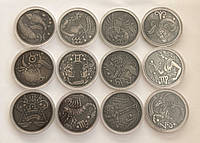Беларусь 1 рубль Набор из 12 монет 2014-2015, Знаки зодиака