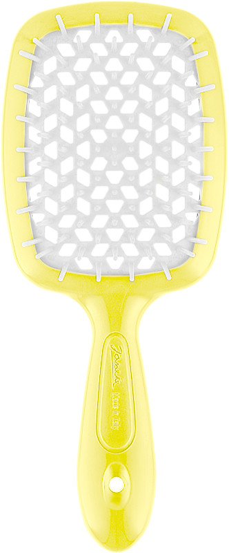 Щітка Superbrush Small жовтий з білим Janeke