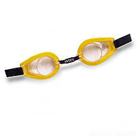 Детские очки для плавания Intex 55602 размер S Жёлтый, World-of-Toys