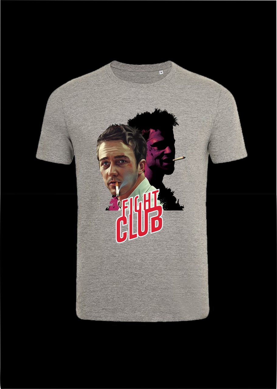 Футболка YOUstyle Fight Club (Бійцівський клуб) 1120 Gray, фото 1