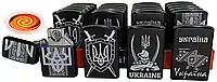 USB Зажигалка Украинская символика (спираль накаливания)