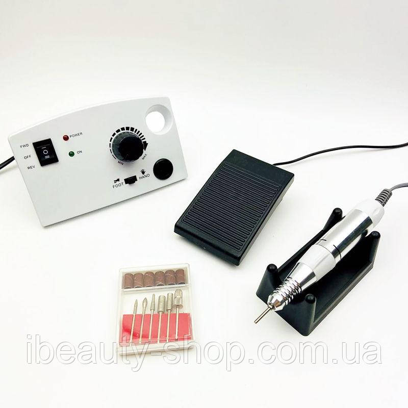 Фрезер манікюрний Nail Master 602 з ручкою та педаллю (65 Вт, 45000 об/хв)