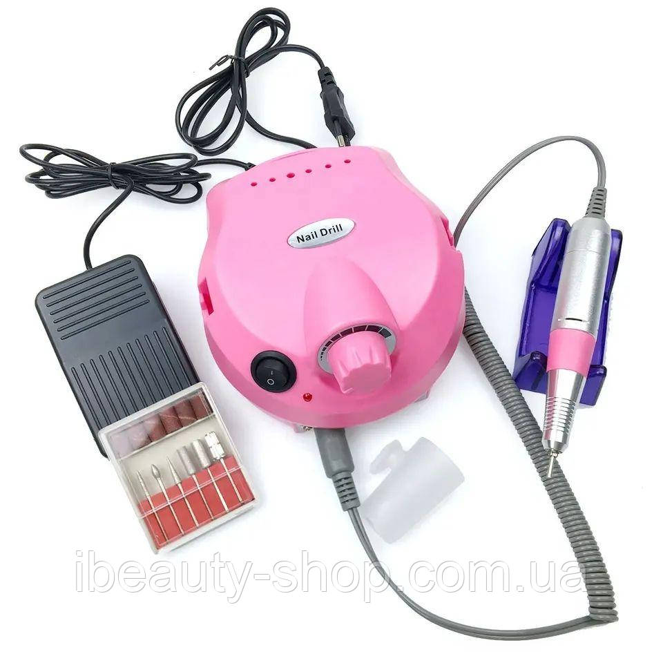 Фрезер манікюрний Nail Master 601 з ручкою та педаллю (65 Вт, 45000 об/хв)