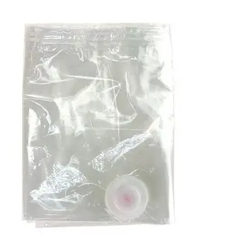 Вакуумний пакет для пакування та зберігання одягу VACUUM BAG 80х120 см Зі щільного поліетилену З клапаном (12 шт)