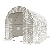 Теплиця садова, парник Focus Garden 2х3х2 м біла, фото 5