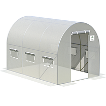 Теплиця садова, парник Focus Garden 2х3х2 м біла, фото 4