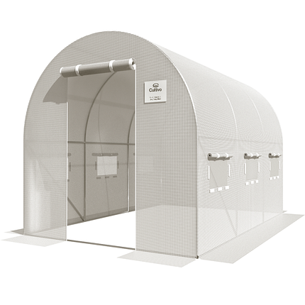 Теплиця садова, парник Focus Garden 2х3х2 м біла, фото 1