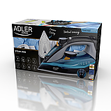 Праска 3000Вт Adler AD 5032 подача пари 45г + 5 функцій, фото 7