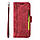 Чохол книжка BetopNice для Xiaomi Redmi 9A червоний з ремінцем на руку, фото 2