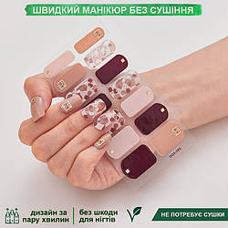 Лакові смужки для манікюру, лакові наклейки на нігті, гелеві наклейки DQ3-89