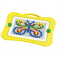 Іграшка Мозаїка 7 ТехноК 2100 в пеналі сакважі 300 фішок дитяча пластикова розвивальна для дітей