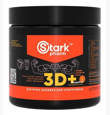 Передтренувальний комплекс Stark Pharm Stark 3D+ DMA & PUMP Вкус: grapefruit 300 грамів